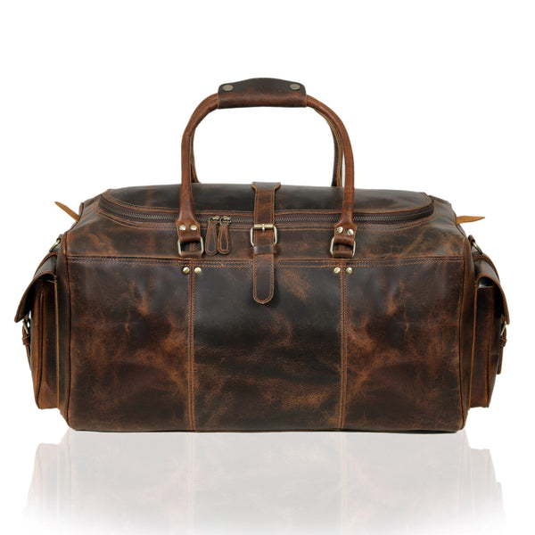 Winchester Leather Duffle Bag For Men