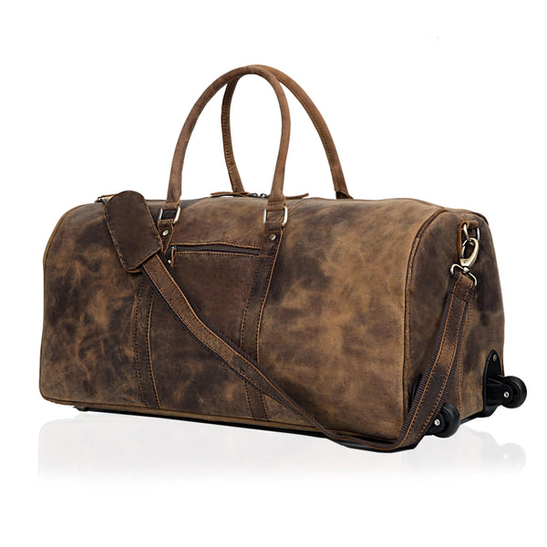 Canterbury Leather Duffle Bag For Men