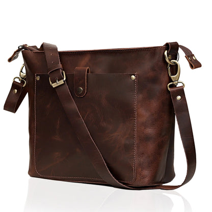 PHOENIX BUFFALO LEATHER TOTE