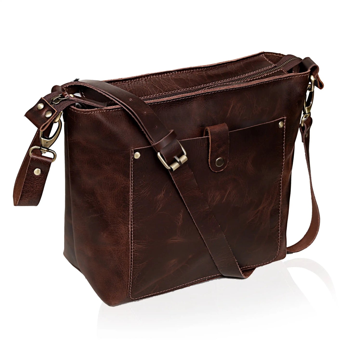 PHOENIX BUFFALO LEATHER TOTE