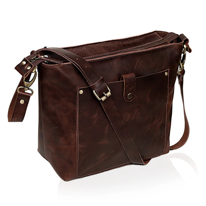 PHOENIX BUFFALO LEATHER TOTE