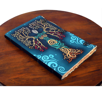 Blank Spell Book Of Shadows Leather Journal