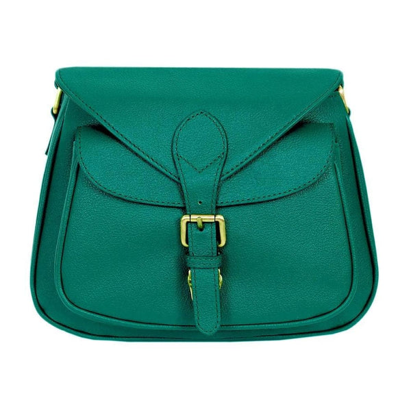 Southampton Teal Leather Crossbody Bag For Women
