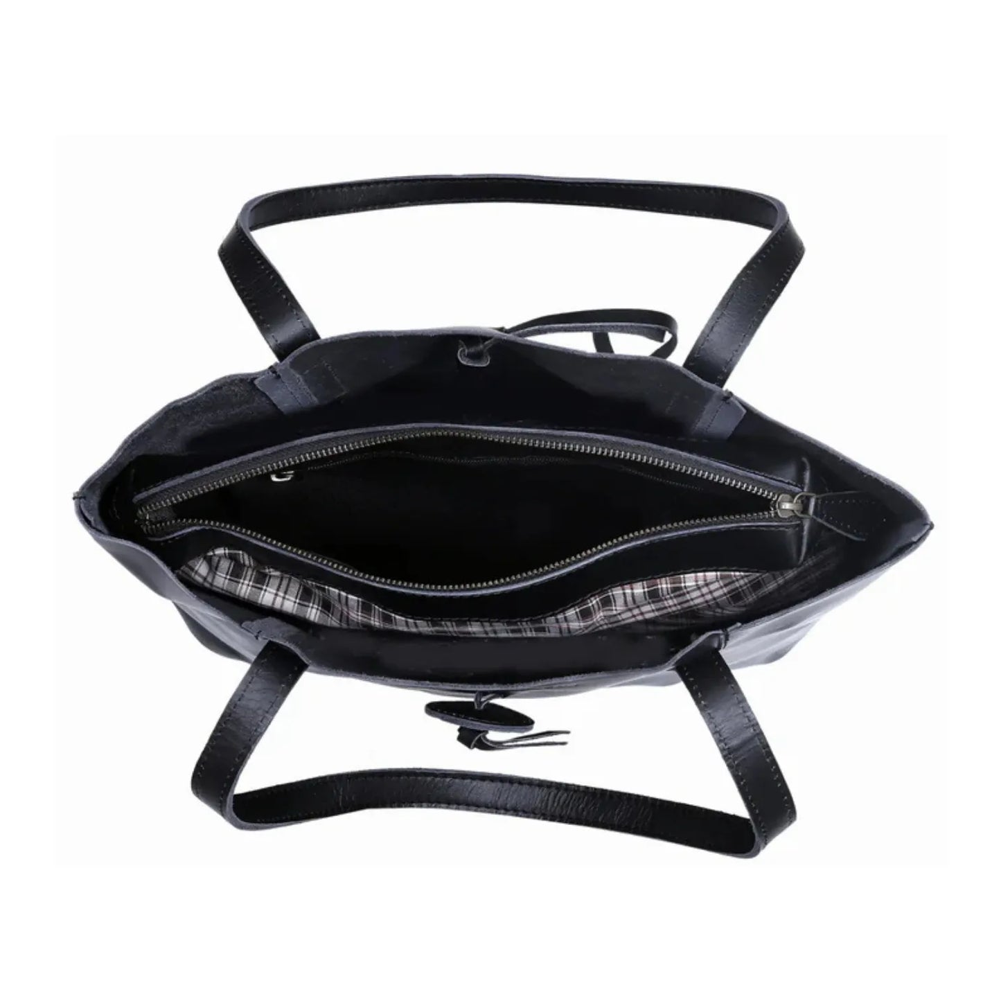 Denver Leather Bag Combo - Black