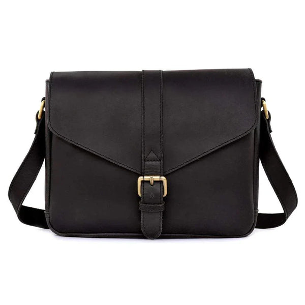Brentford Black Leather Crossbody Bag For Women
