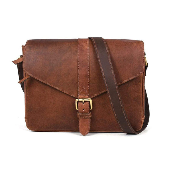 Brentford Brown Leather Crossbody Bag For Women