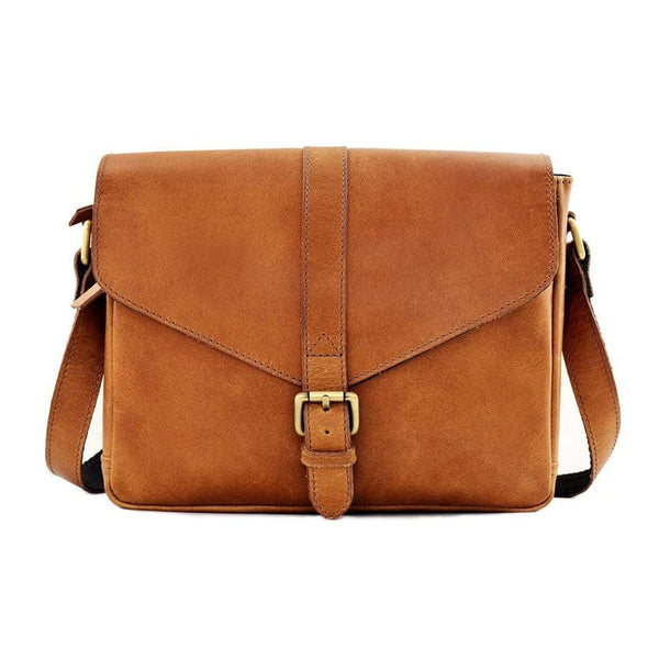 Brentford Tan Leather Crossbody Bag For Women