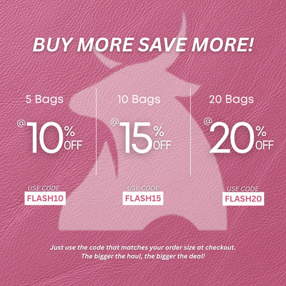 PORTLAND BUFFALO LEATHER TOTE BAG - PINK