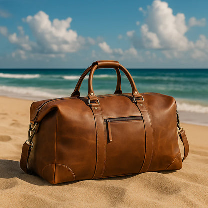 Nashville Leather Duffel Travel Bag