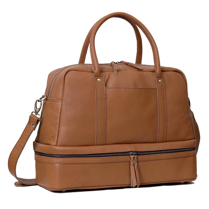 WOMEN STYLO DUFFEL - BROWN